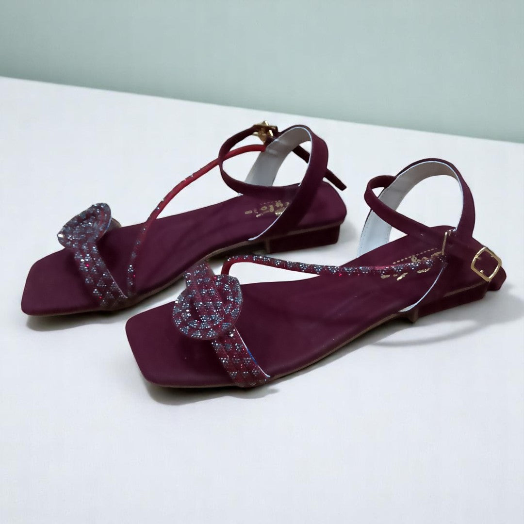 maroon-flats